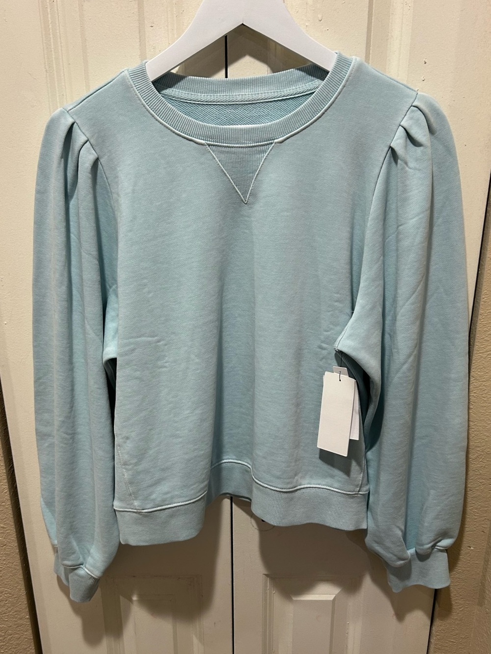 NWT Treasure & Bond Nordstrom Teal Tide Terry Sweatshirt, M